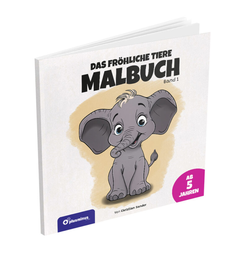 Read more about the article Das fröhliche Tiere Malbuch – Band 1: Für Kinder ab 5 Jahren