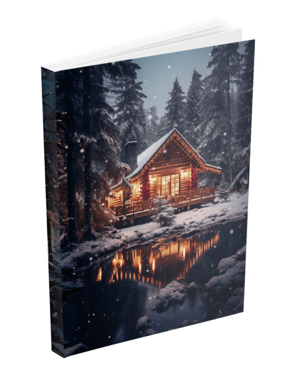 Notizbuch / Journal / Tagebuch / Skizzenbuch „Winter Wunderland Serie“ Motiv 1
