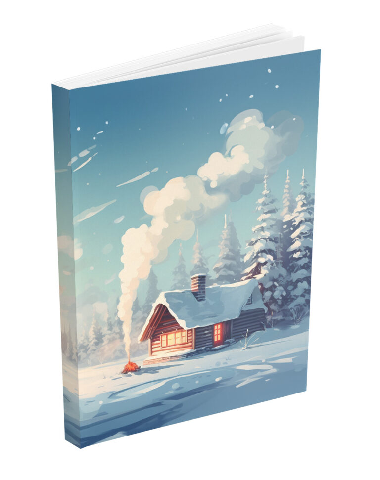 Read more about the article Notizbuch / Journal / Tagebuch / Skizzenbuch „Winter Wunderland Serie“ Motiv 3