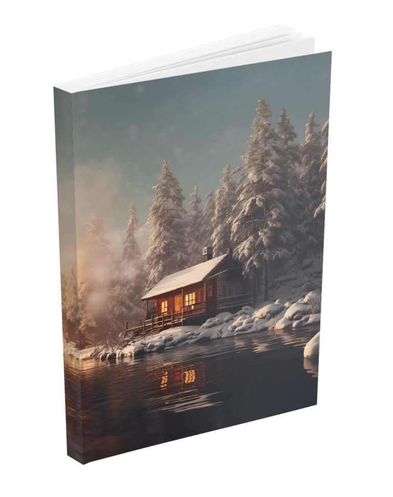 Read more about the article Notizbuch / Journal / Tagebuch / Skizzenbuch „Winter Wunderland Serie“ Motiv 4
