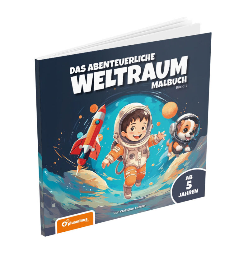 Read more about the article Das abenteuerliche Weltraum Malbuch – Band 1 – Für Kinder ab 5 Jahren