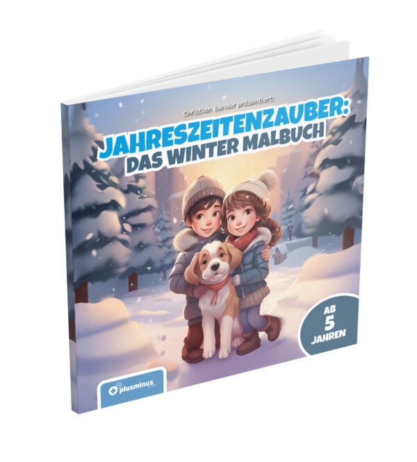Jahreszeitenzauber: Das Winter Malbuch: Für Kinder ab 5 Jahren