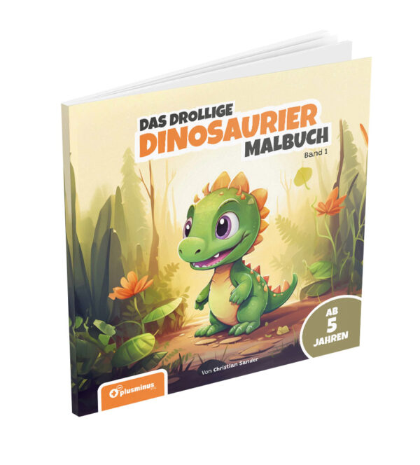 Das drollige Dinosaurier Malbuch – Band 1