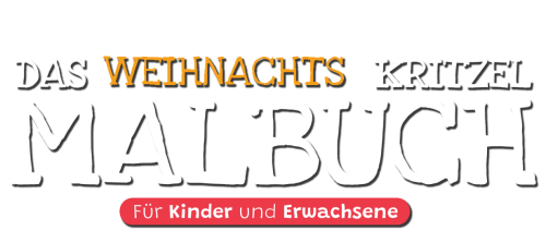 Das Weihnachts Kritzel Malbuch - Logo Version Color